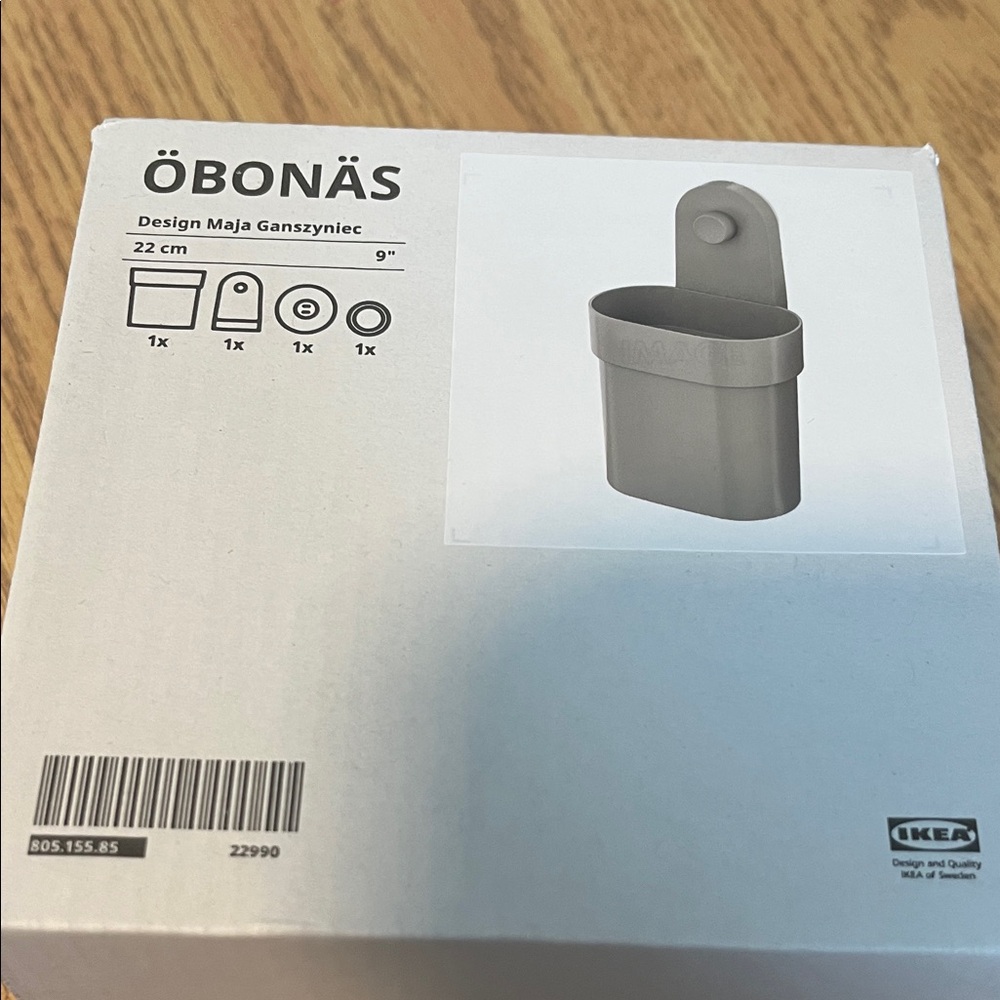#20.IKEA ÖBONÄS Gray Hanging Storage
